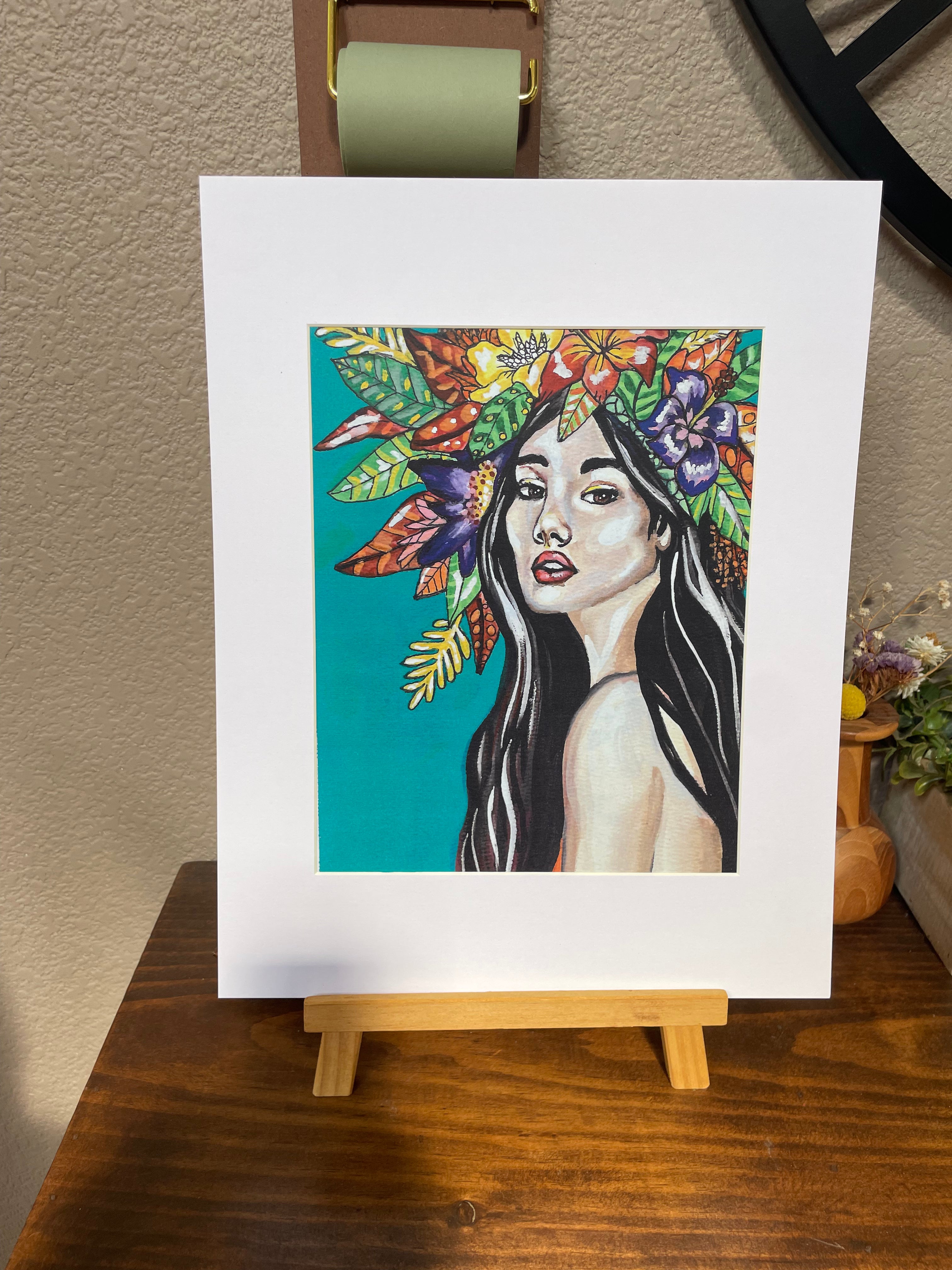 Print with Matte from original painting